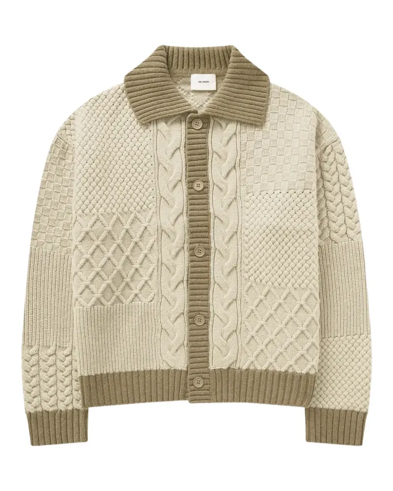 Axel Arigato Franko Patchwork-Cardigan - Nude Nude