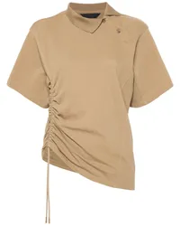 JUUN.J Gerafftes Poloshirt Nude