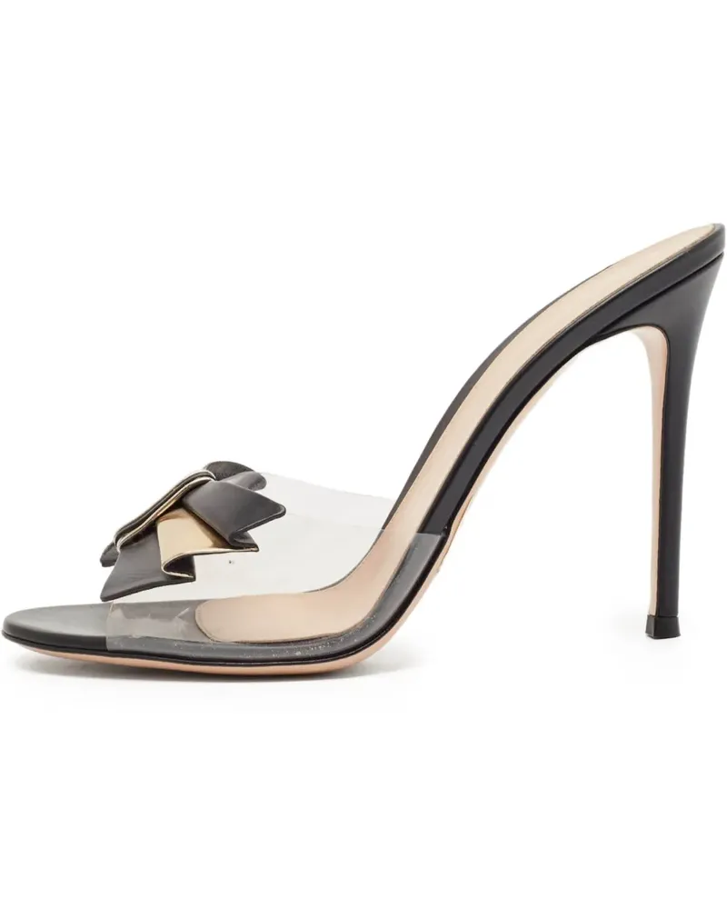Gianvito Rossi Sandalen mit Schleifendetail 110mm - Schwarz Schwarz
