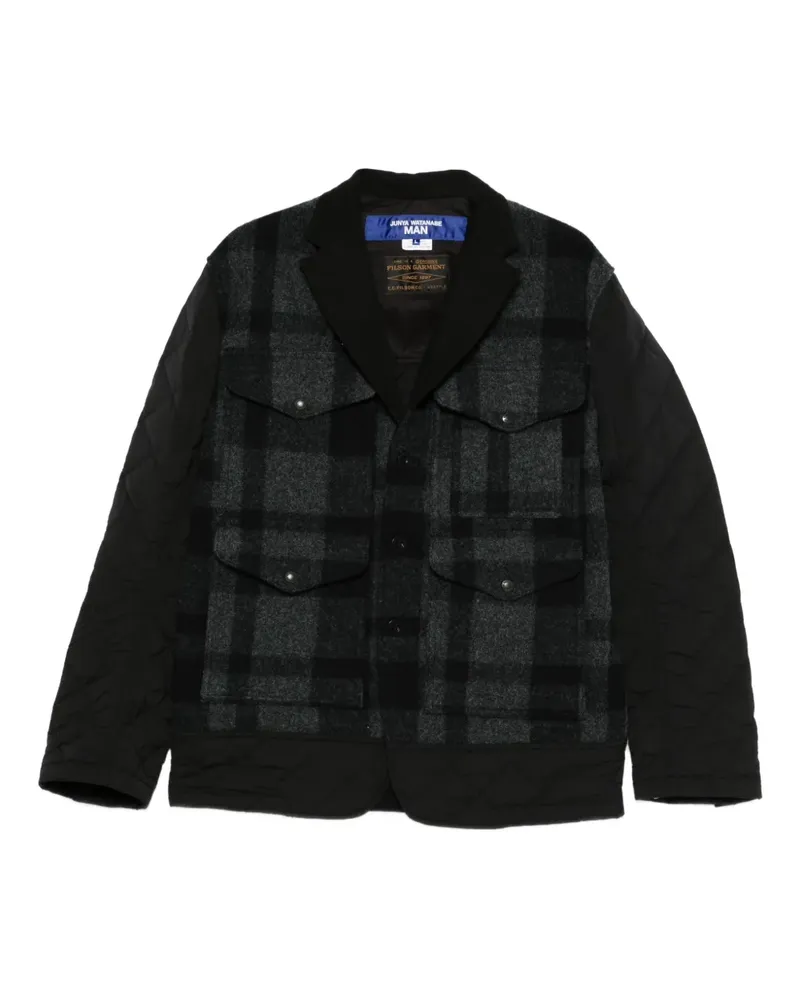 Junya Watanabe x Filson Steppjacke mit Karo - Schwarz Schwarz