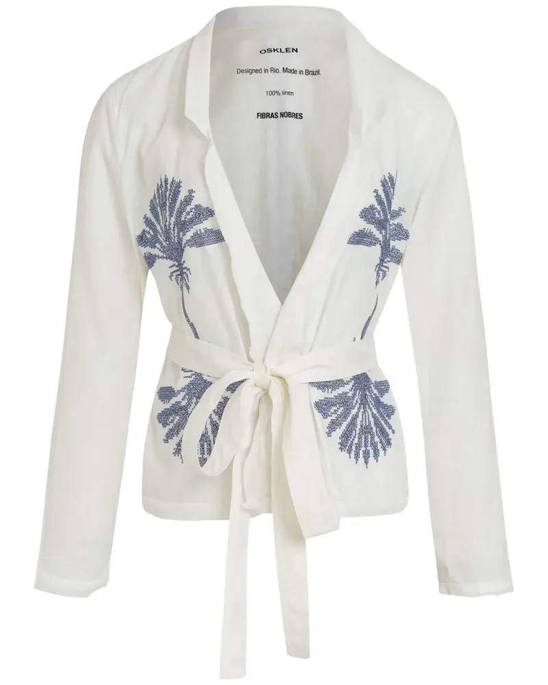 Osklen Azulejo Blazer - Weiß Weiß