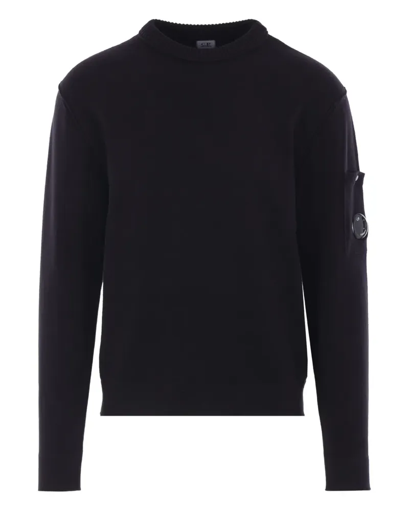 C.P. Company Pullover mit Taschendetail - Schwarz Schwarz