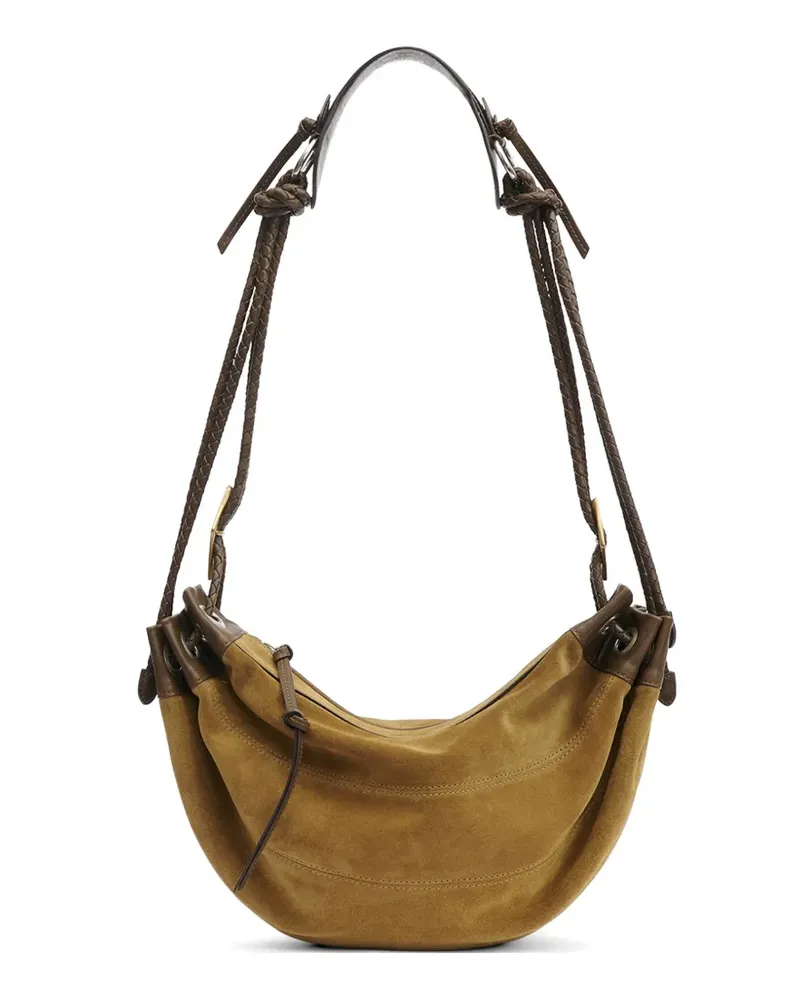 Isabel Marant Mittelgroße Maia Schultertasche mit Flechtdetail - Nude Nude