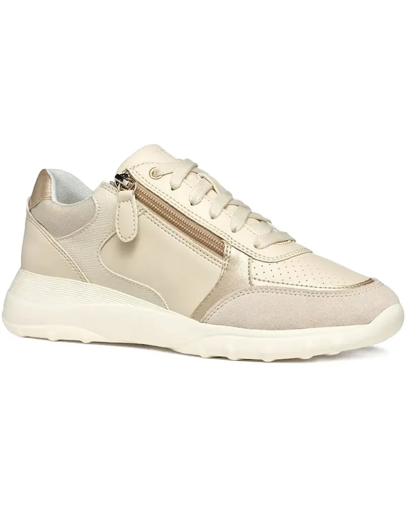 Geox Sneakers mit Schnürung - Nude Nude