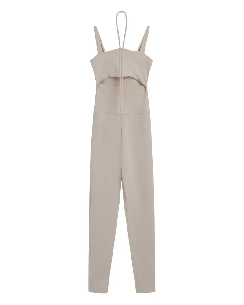 Live The Process cut-out jumpsuit - Nude Nude