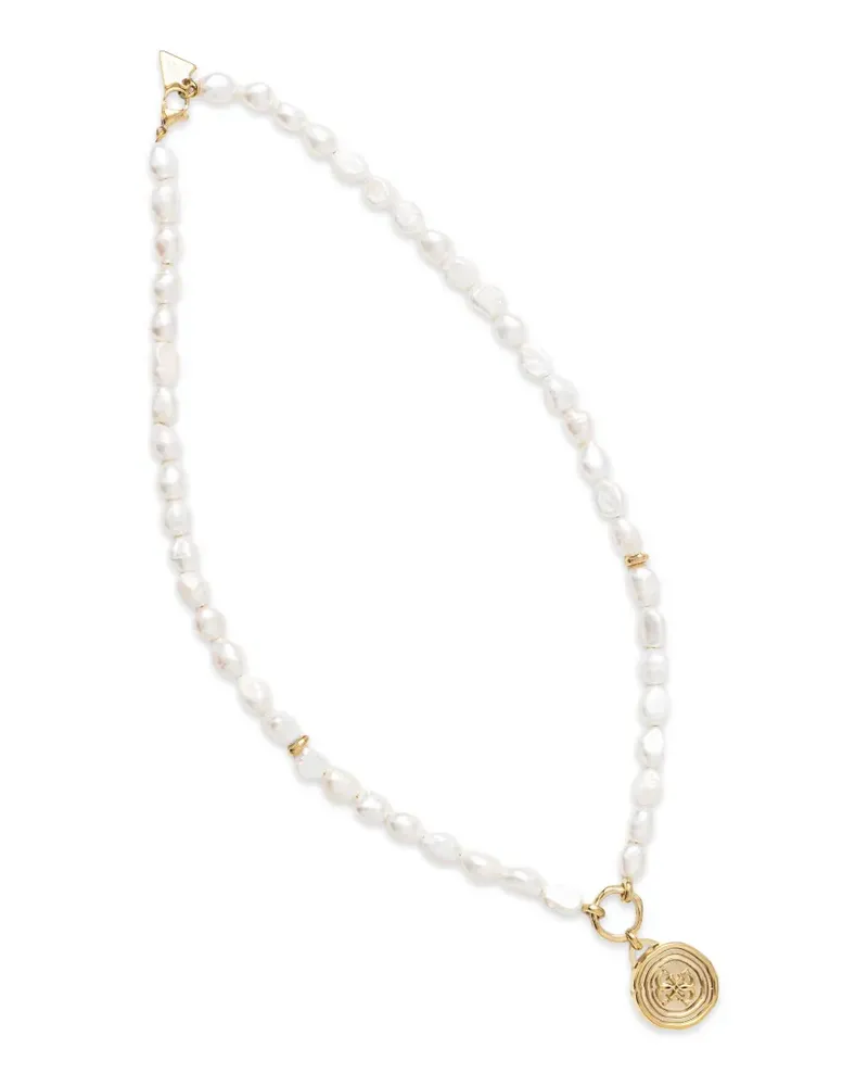 Guess Morning Grace Halskette mit Münzanhänger - Gold Gold