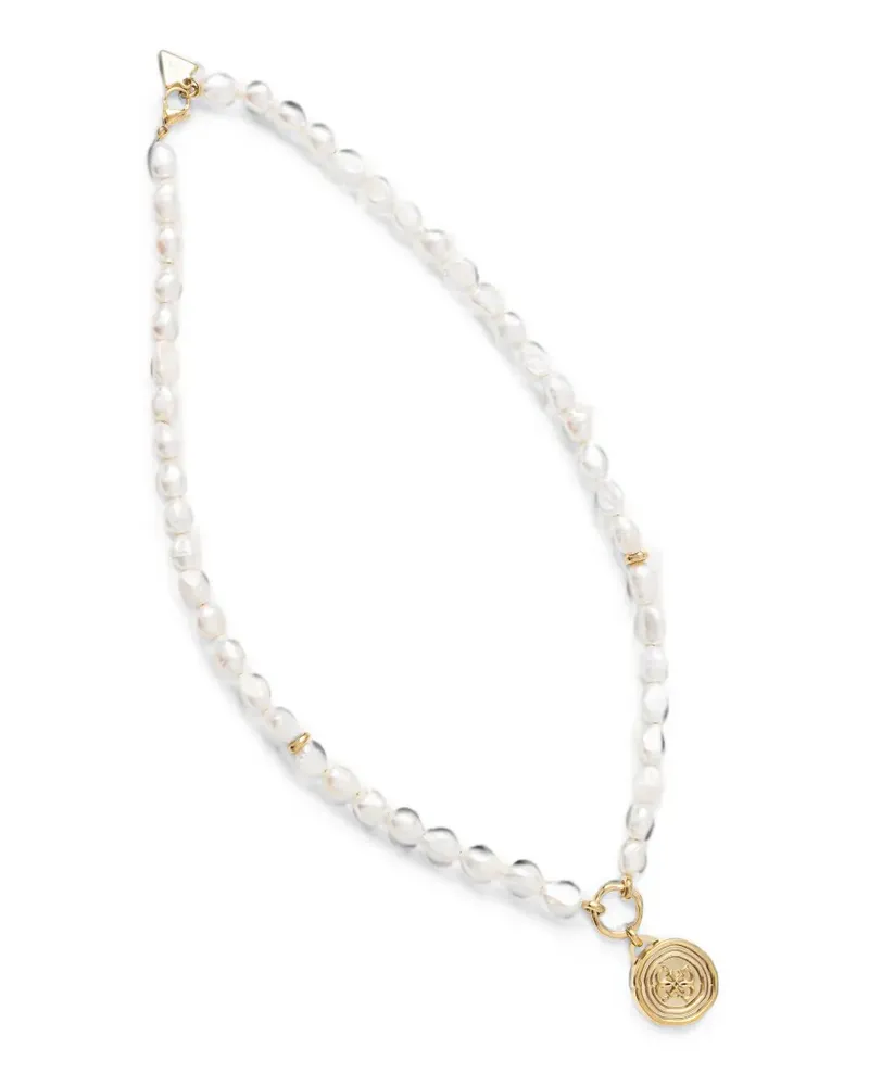 Guess Morning Grace Halskette mit Münzanhänger - Gold Gold