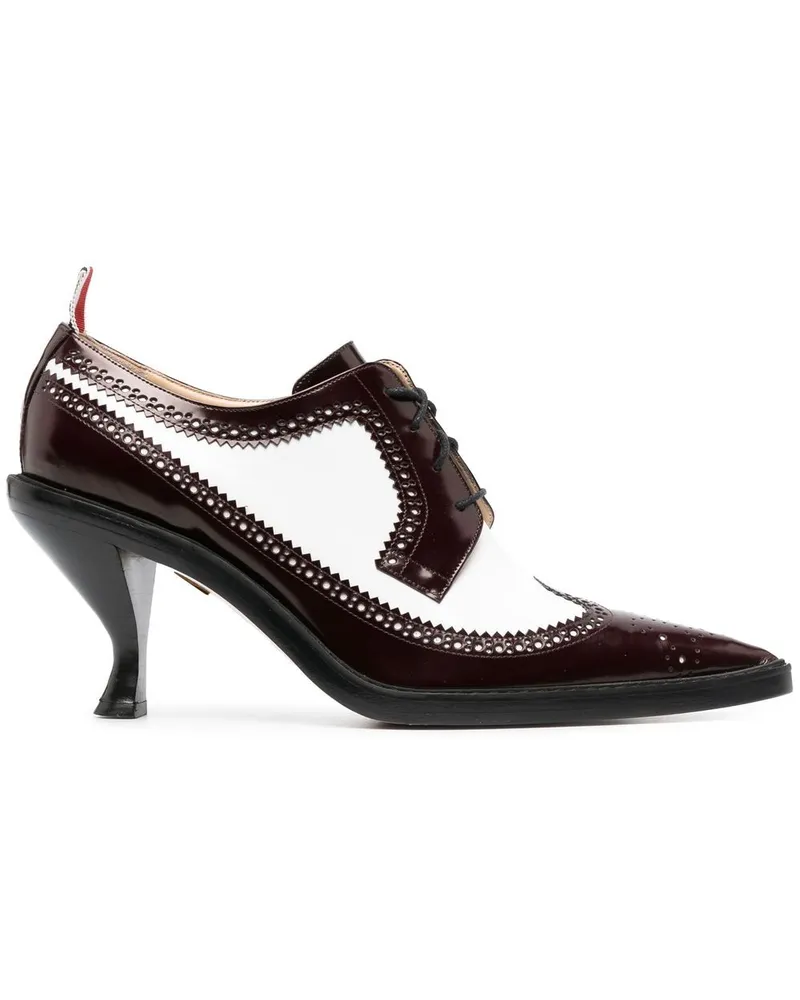 Thom Browne Budapester mit Design-Absatz 90mm - Rot Rot