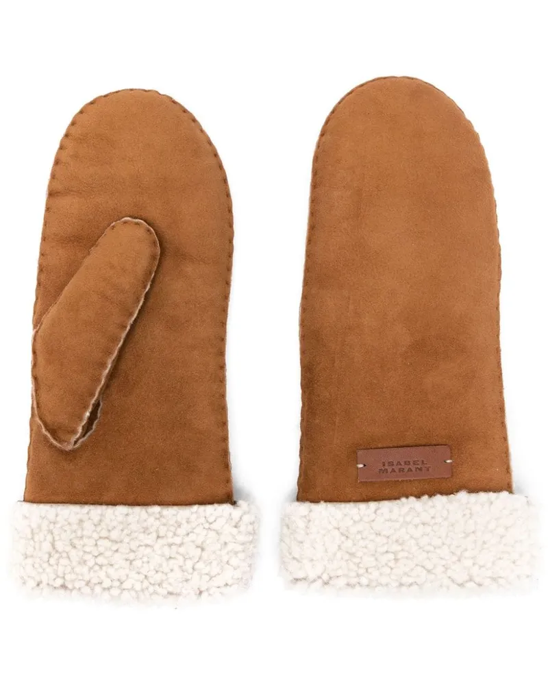 Isabel Marant Mulfi Fäustlinge - Braun Braun
