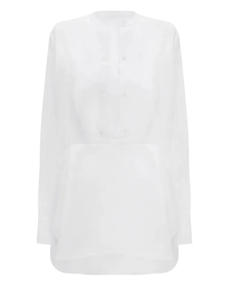 Victoria Beckham Hemd mit Latz - Weiß Weiß