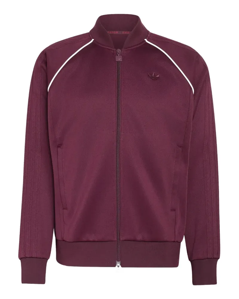 adidas SST Premium Sweatshirt mit Reißverschluss - Rot Rot