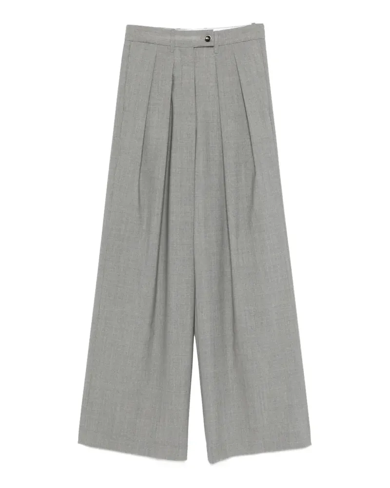 nine:inthe:morning Sandra Hose mit Falten - Grau Grau