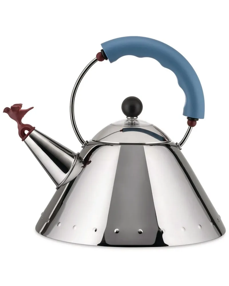 Alessi Bird Wasserkocher im Metallic-Look - Silber Silber