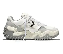 Sneakers mit Logo-Patch - Nude