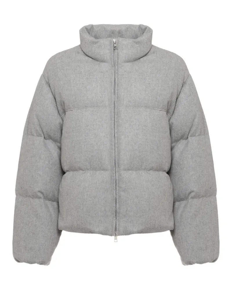 PANICALE Cashmere quilted padded jacket - Grau Grau