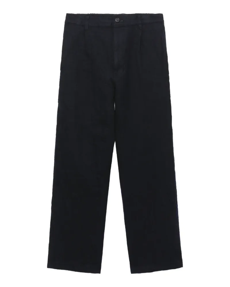 Comme des Garçons Gerade Hose mit elastischem Bund - Blau Blau