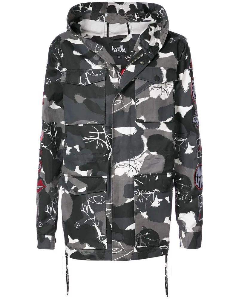 Haculla Kustom' Camouflage-Jacke - Grau Grau