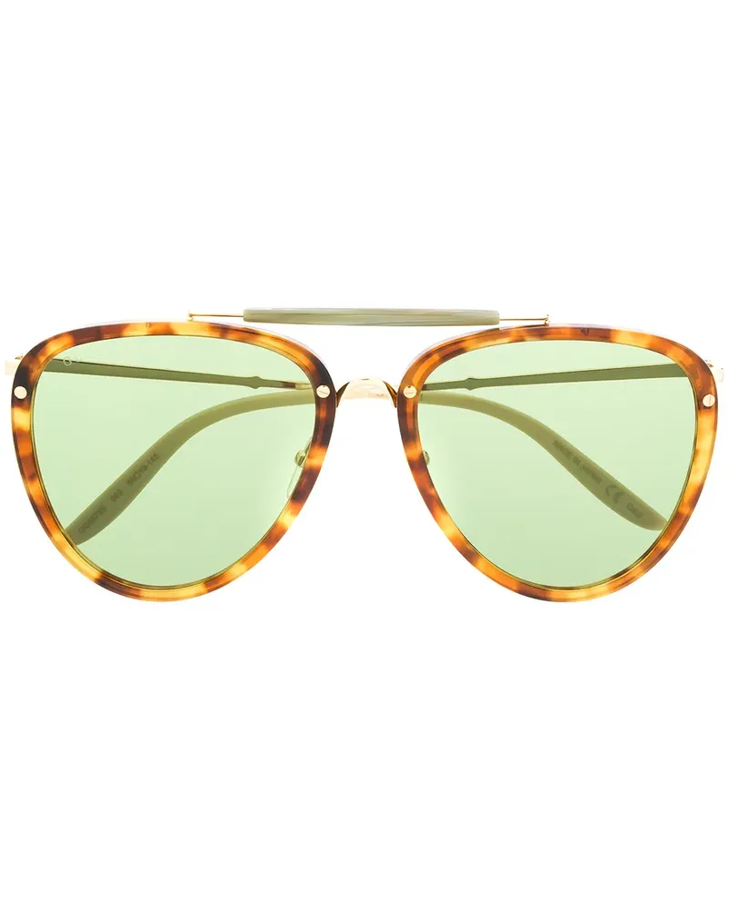 Gucci Pilotenbrille in Schildpattoptik - Nude Nude