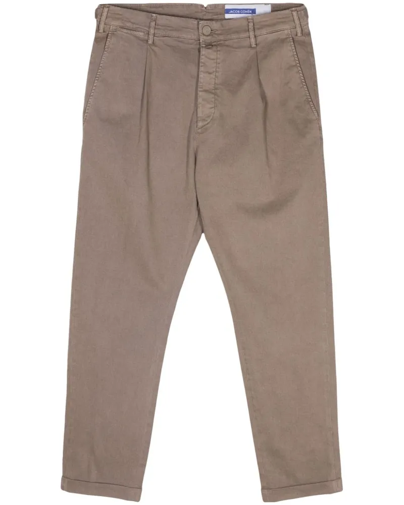 Jacob Cohën Hose mit Bundfalten - Grau Grau