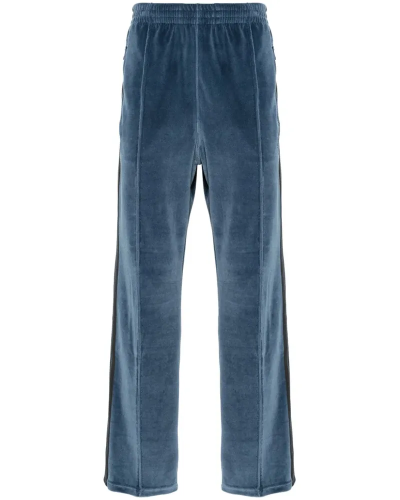 NEEDLES Jogginghose aus Samt mit Stretchbund - Blau Blau