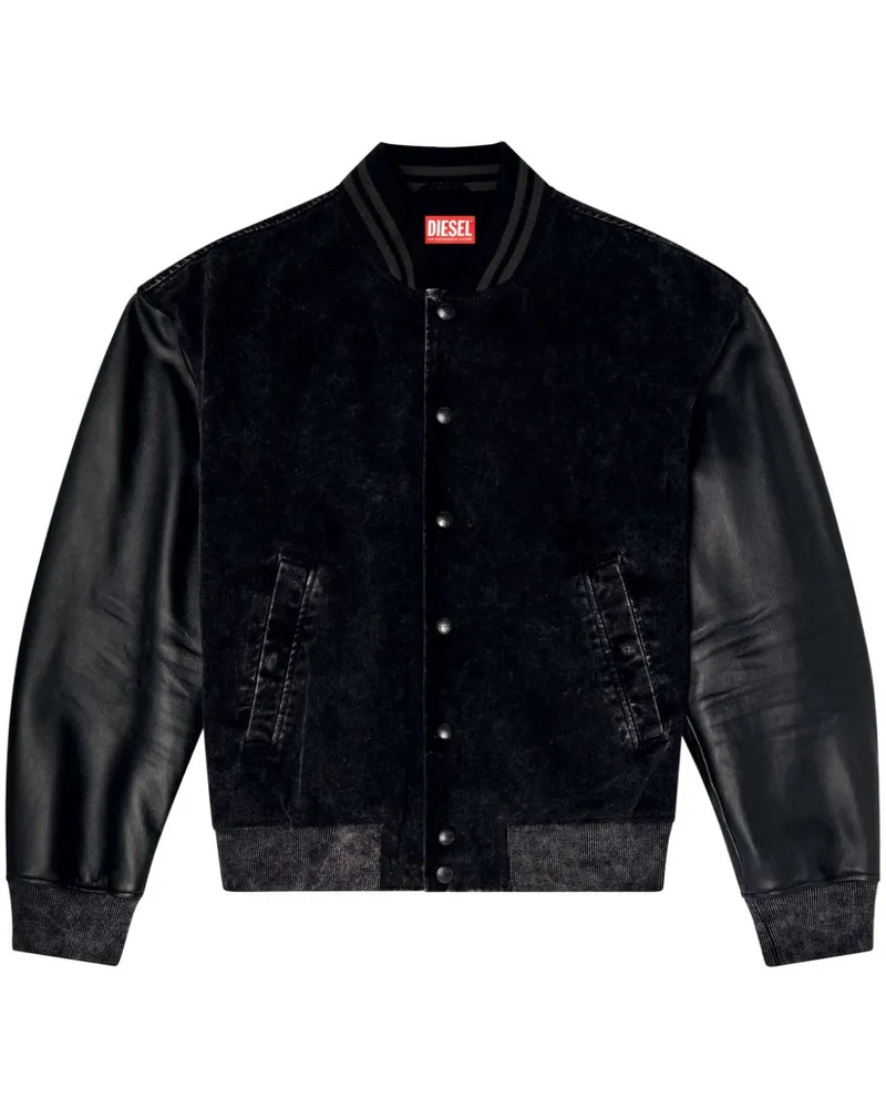 Diesel L-Nyn Jacke - Schwarz Schwarz