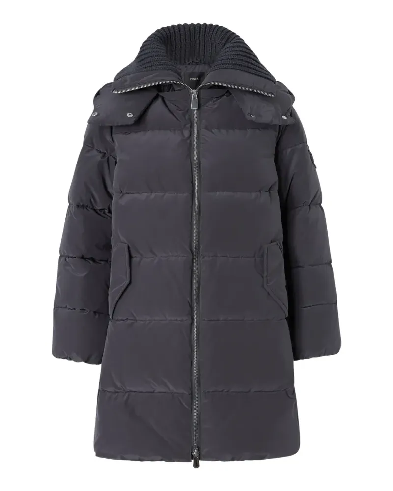 Pinko Daunenjacke aus wasserabweisendem Tech-Canvas - Grau Grau