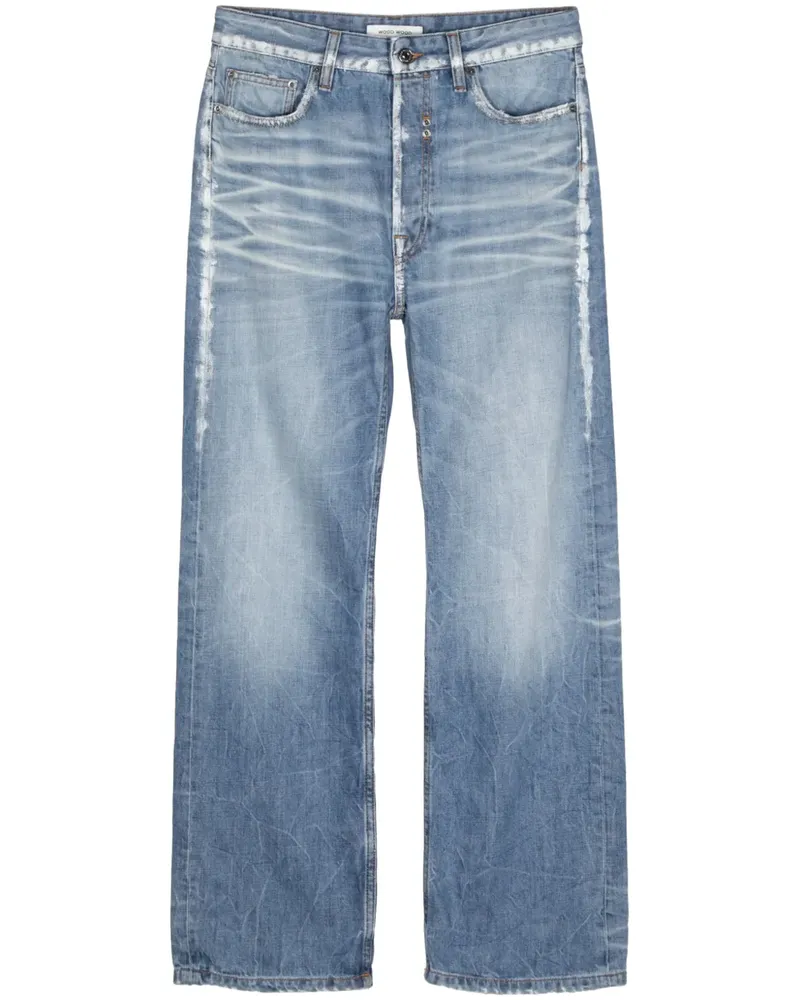 Wood Wood Paulo Pinnacle Straight-Leg-Jeans - Blau Blau
