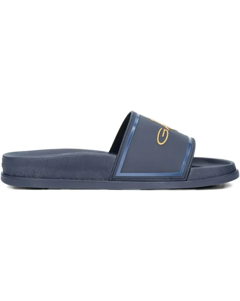 Gant Pantoletten mit Logo-Shield - Blau Blau