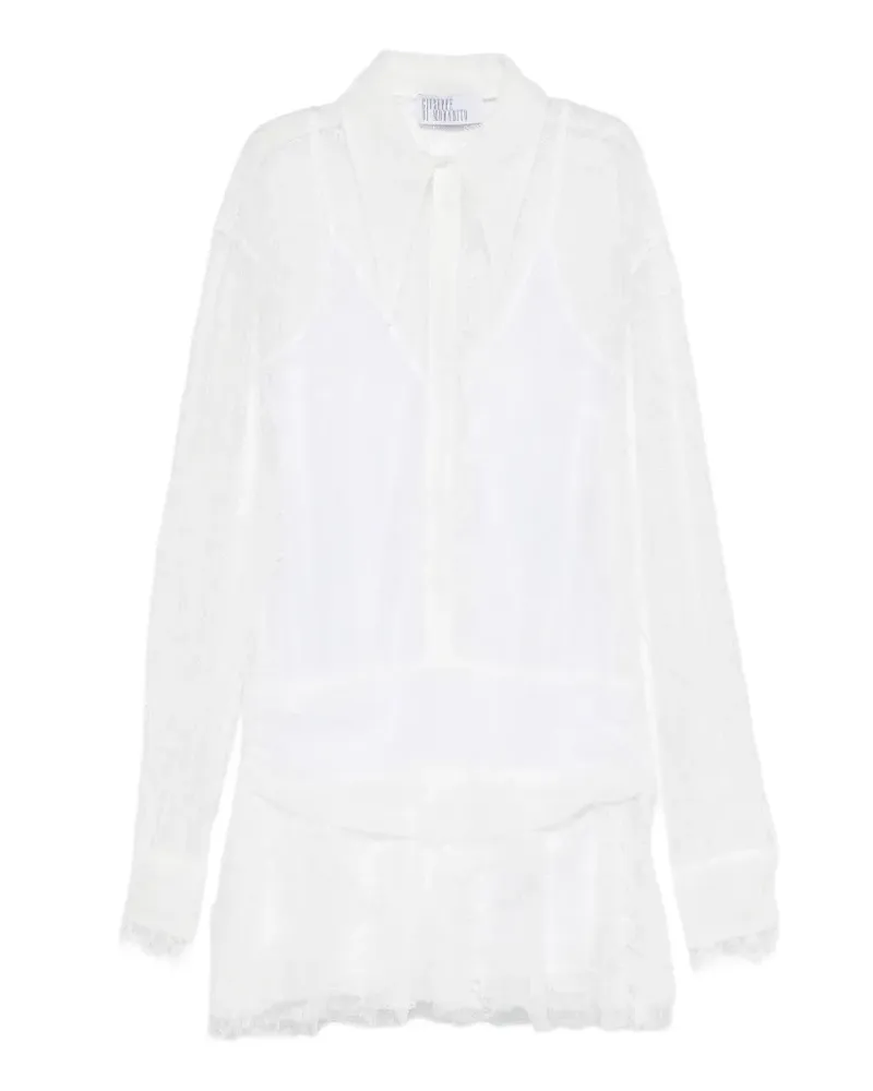 Giuseppe di Morabito lace mini dress - Weiß Weiß
