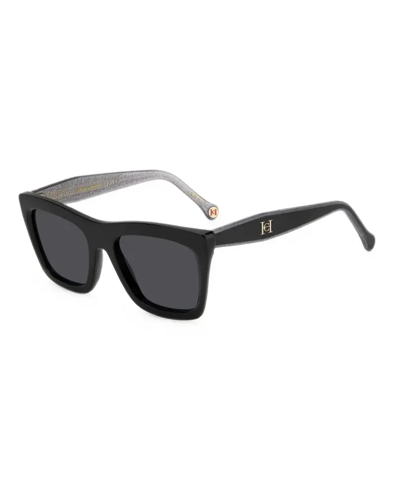 Carolina Herrera New York square-frame sunglasses - Schwarz Schwarz