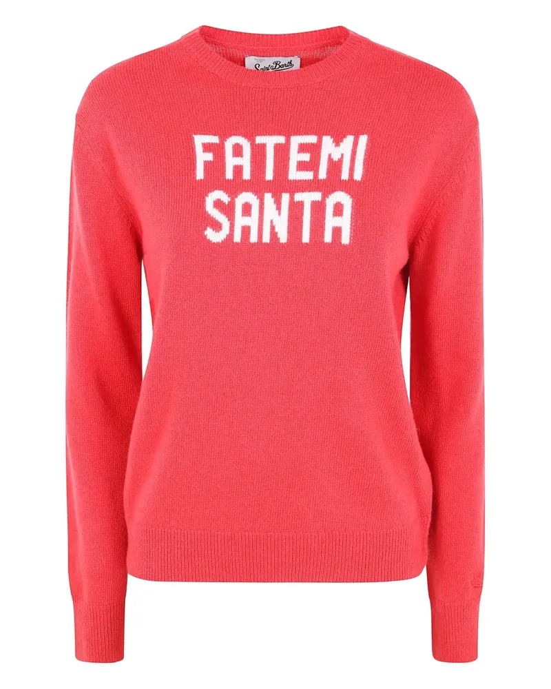 MC2 Saint Barth Santa Intarsien-Pullover - Rot Rot