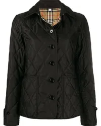 Burberry Klassische Steppjacke Schwarz