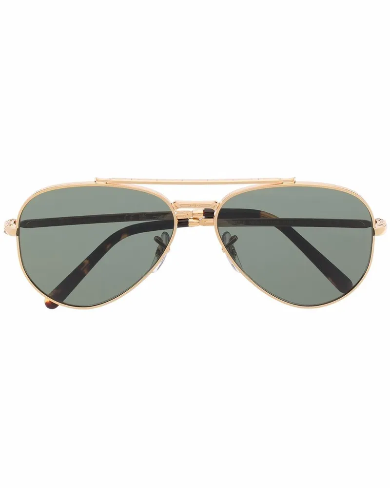 Ray Ban Getönte Pilotenbrille - Gold Gold