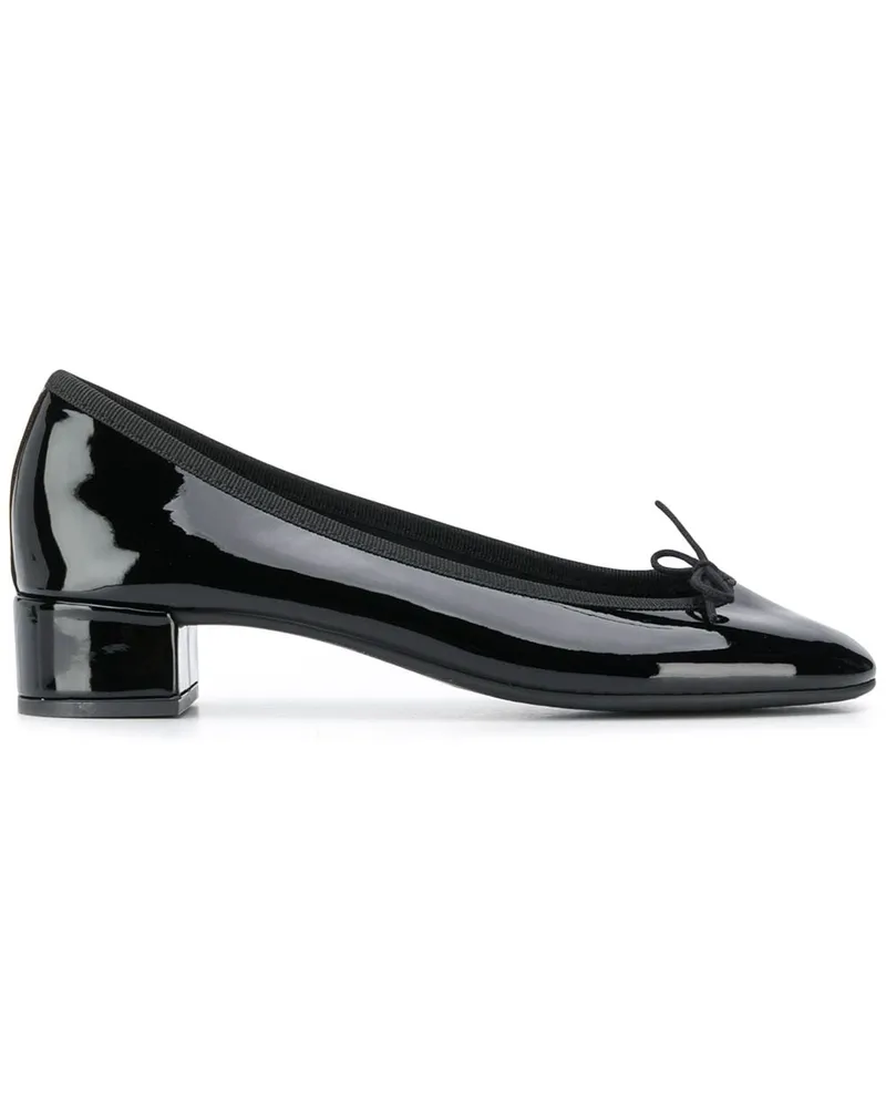 Repetto Ballerinas mit Blockabsatz Schwarz