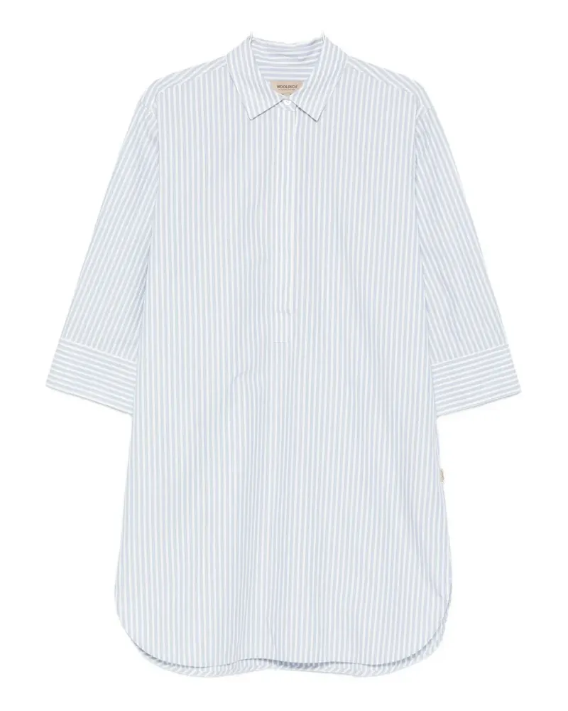 Woolrich striped mini dress - Blau Blau