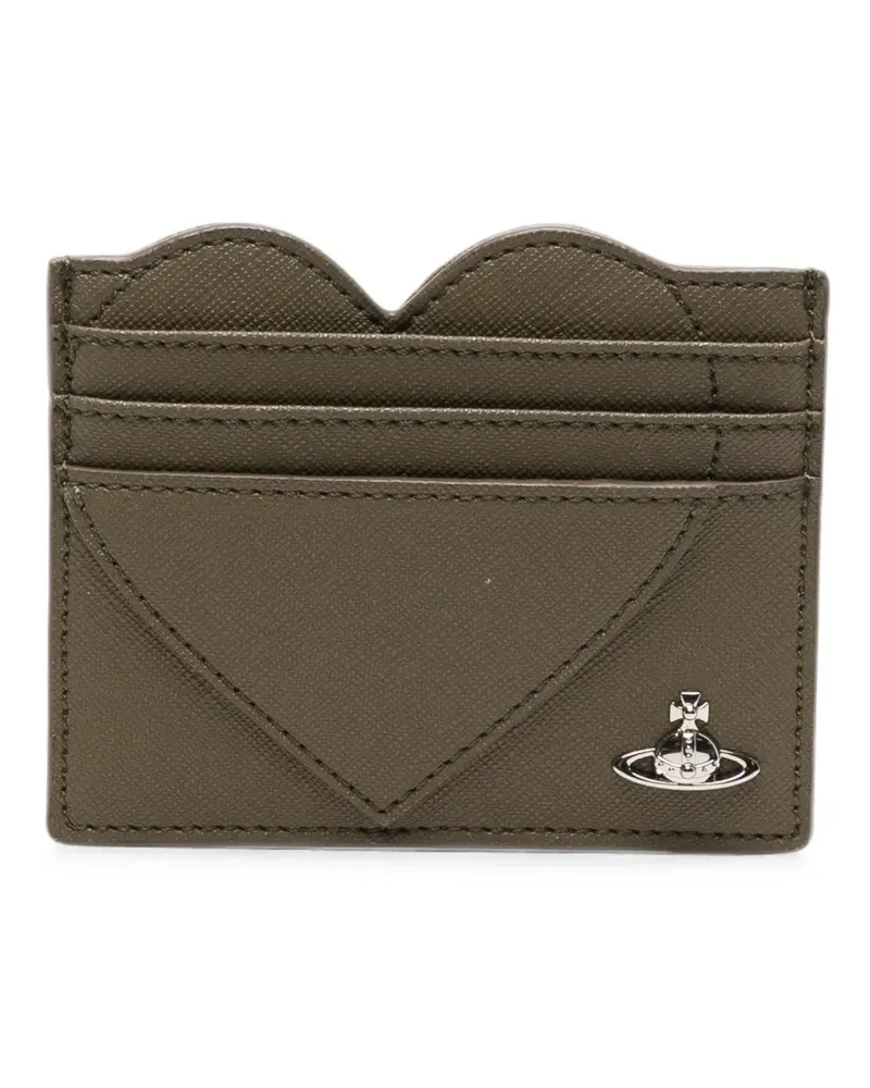 Vivienne Westwood heart-shaped card holder - Grün Grün