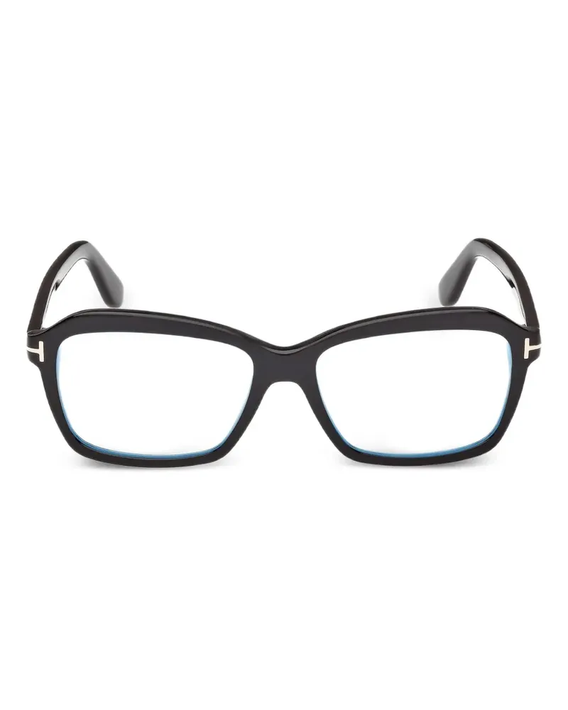 Tom Ford Brille mit eckigem Gestell - Schwarz Schwarz