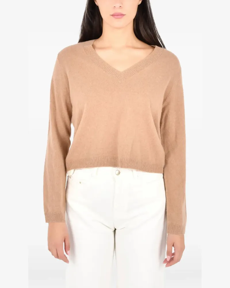 Pennyblack V-neck sweater - Nude Nude