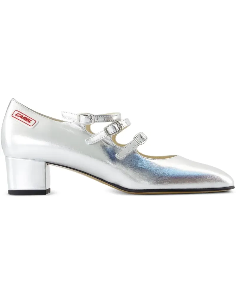 Carel Kina F1 Pumps 40mm - Silber Silber