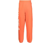 Jogginghose mit Logo-Print - Orange