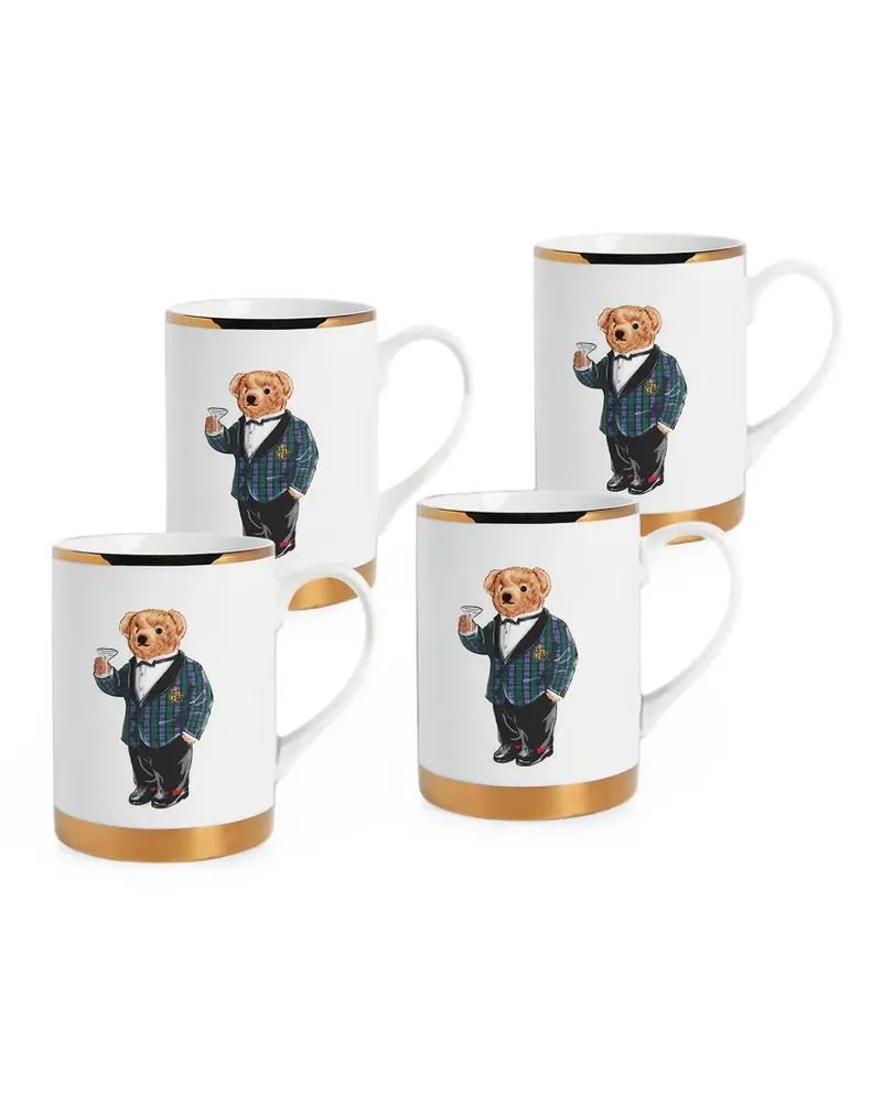 Ralph Lauren Home Set aus vier Thompson Tassen - Weiß Weiß