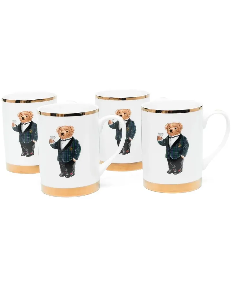 Ralph Lauren Home Set aus vier Thompson Tassen - Weiß Weiß