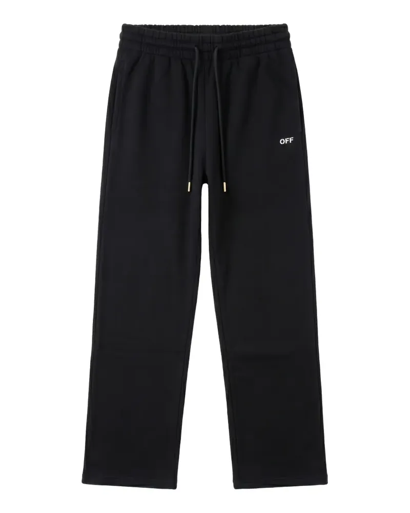OFF-WHITE Jogginghose mit Logo-Print - Schwarz Schwarz