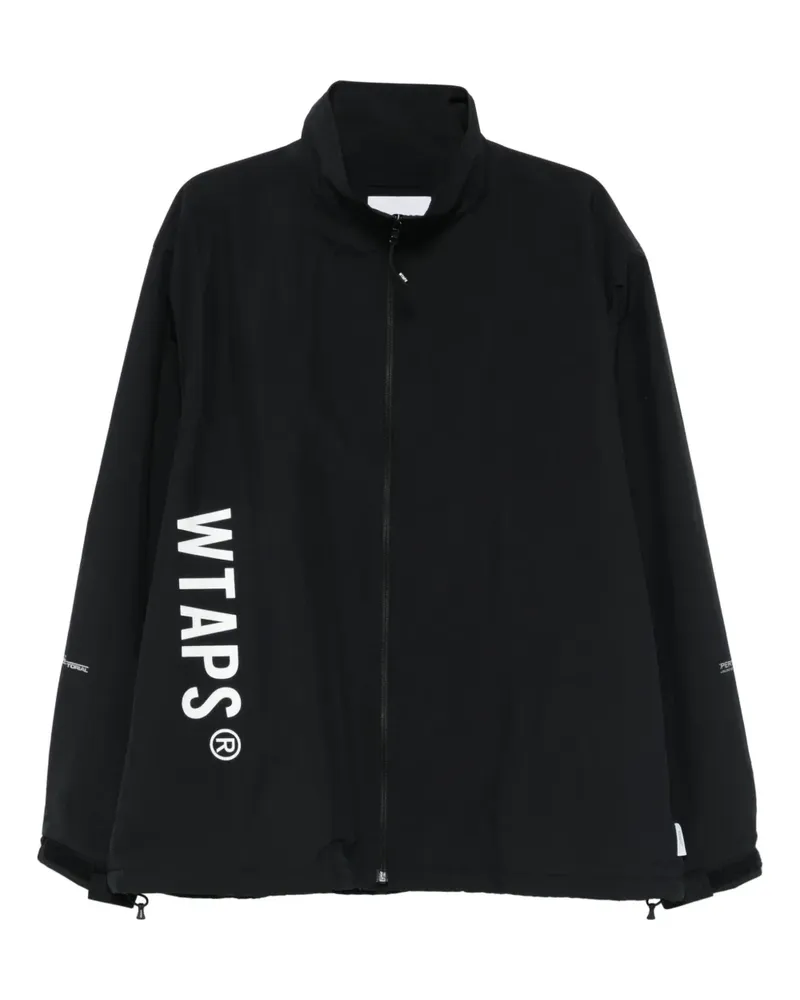 WTAPS Windbreaker mit Logo-Print - Schwarz Schwarz
