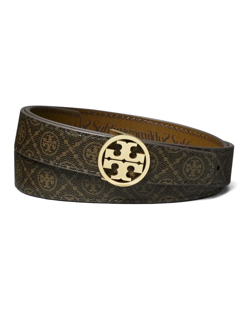 Tory Burch Gürtel mit Monogrammmuster - Braun Braun