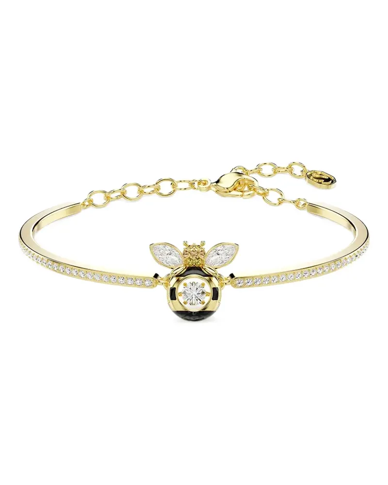 Swarovski Idyllia bee-motif crystal-embellished bracelet - Gold Gold