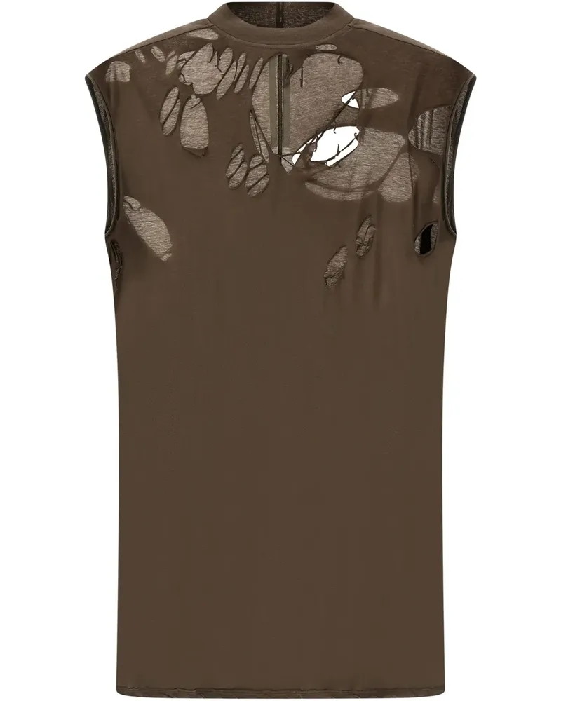 DRKSHDW by Rick Owens Tarp T-Shirt - Grau Grau