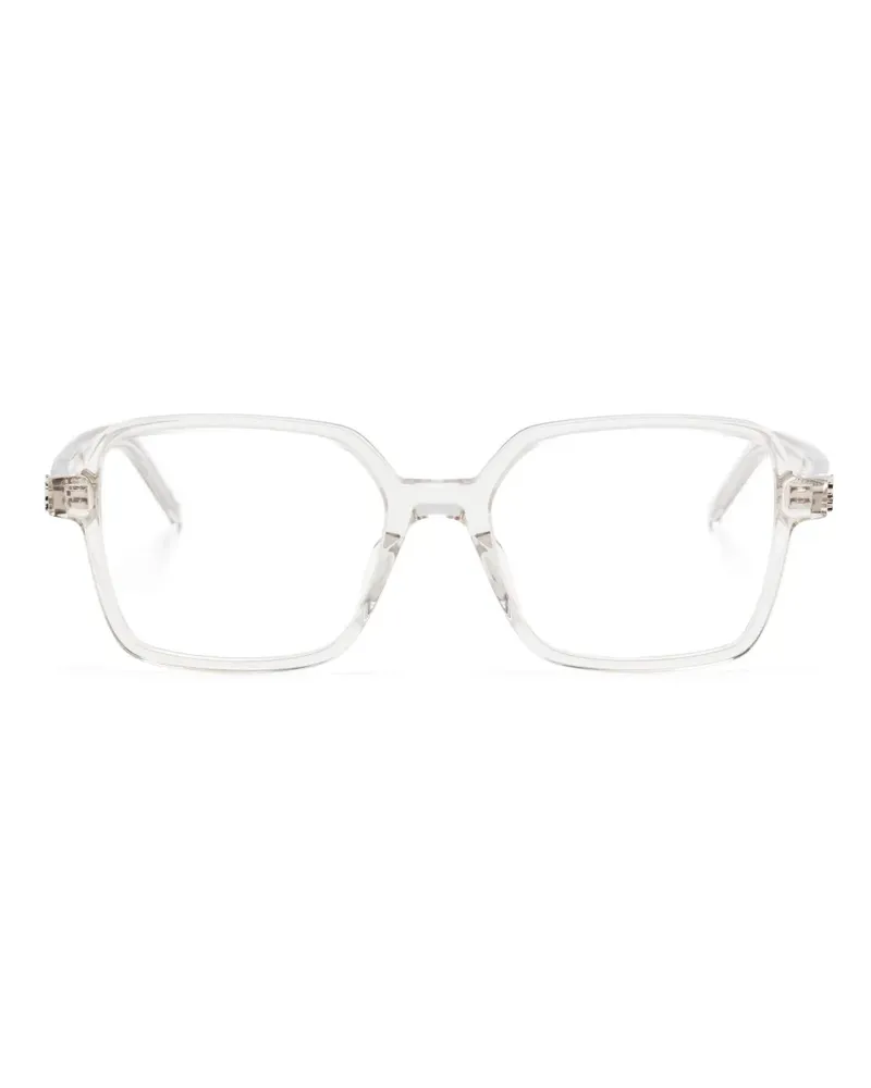 Saint Laurent Transparente Brille - Weiß Weiß