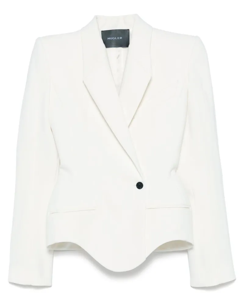 Thierry Mugler Signature Jacke - Weiß Weiß