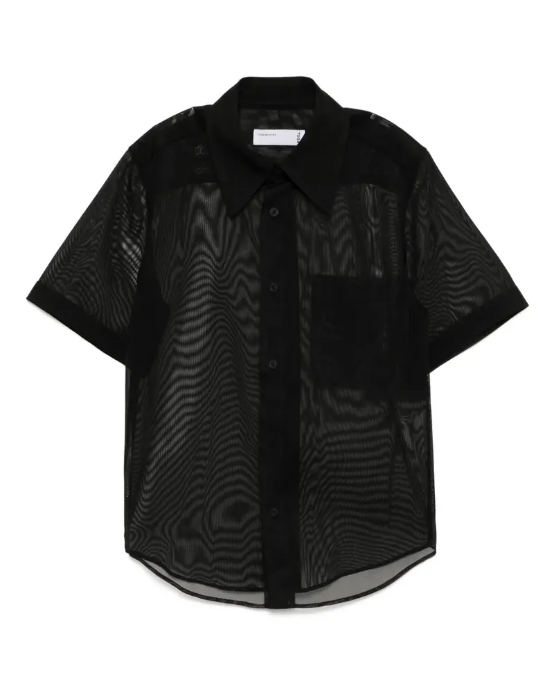 Toga Hemd mit Twist-Detail - Schwarz Schwarz
